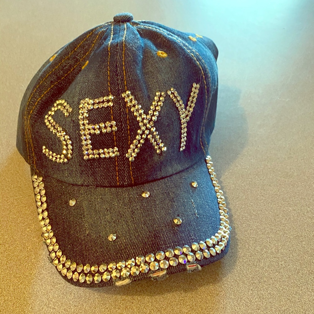 Sexy rhinestone hat